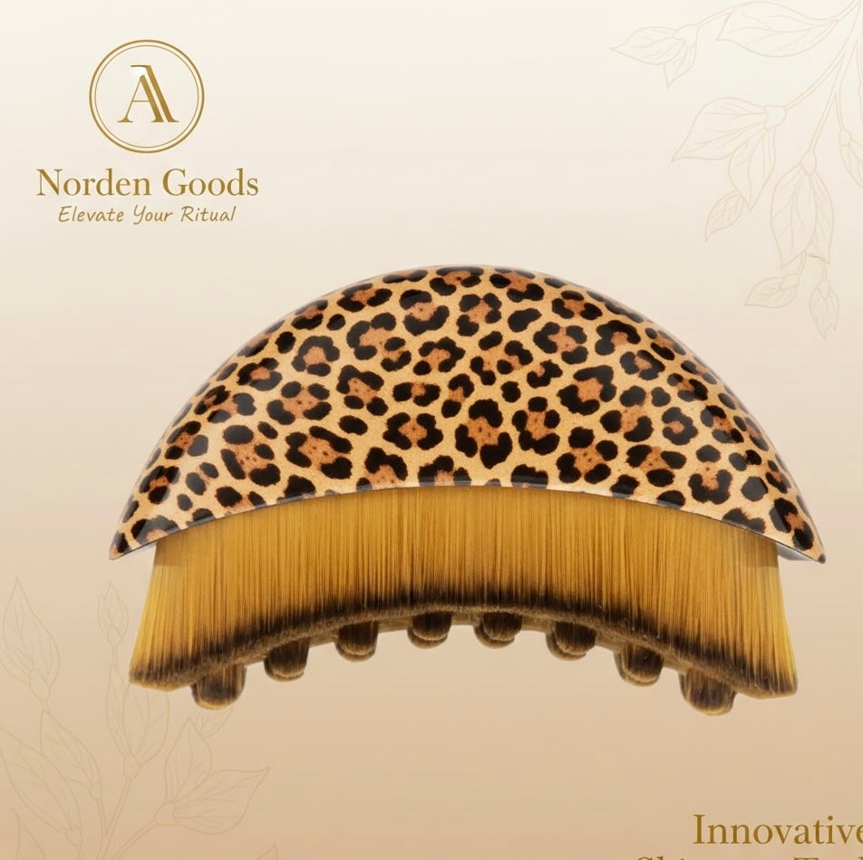 1PC Lymphatic Drainage Brush for Face & Body, Ergonomic Massager Tool, Fits Skin Contours, Detox & Relaxation